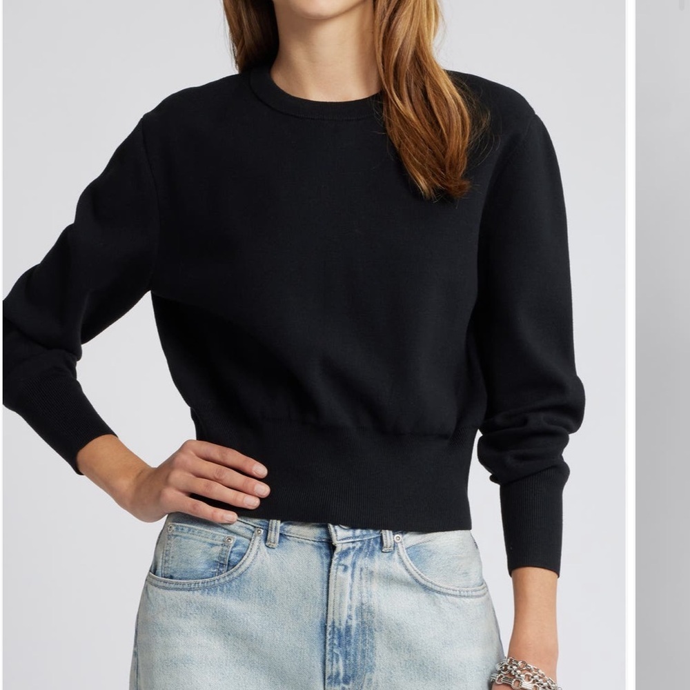 Open edit Blousson Classic Black Women's Sweater- XL- NWOT